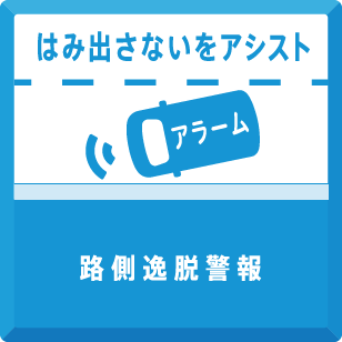 路側逸脱警報